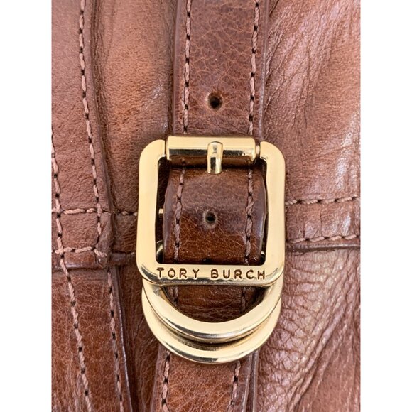 Tory Burch Leather Riding Boots Size 8.5M Brown Equestrian Brazil Zip GUC 7930 - Picture 4 of 13